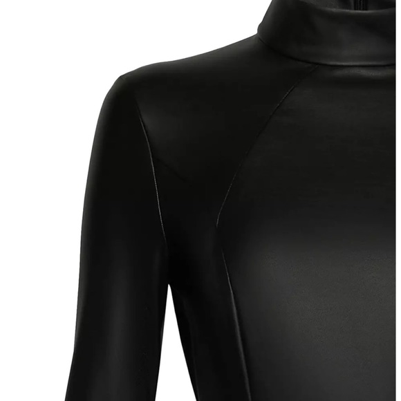 Wolford x Amina Muaddi Faux Leather Bodysuit - Brand New - Picture 6 of 8
